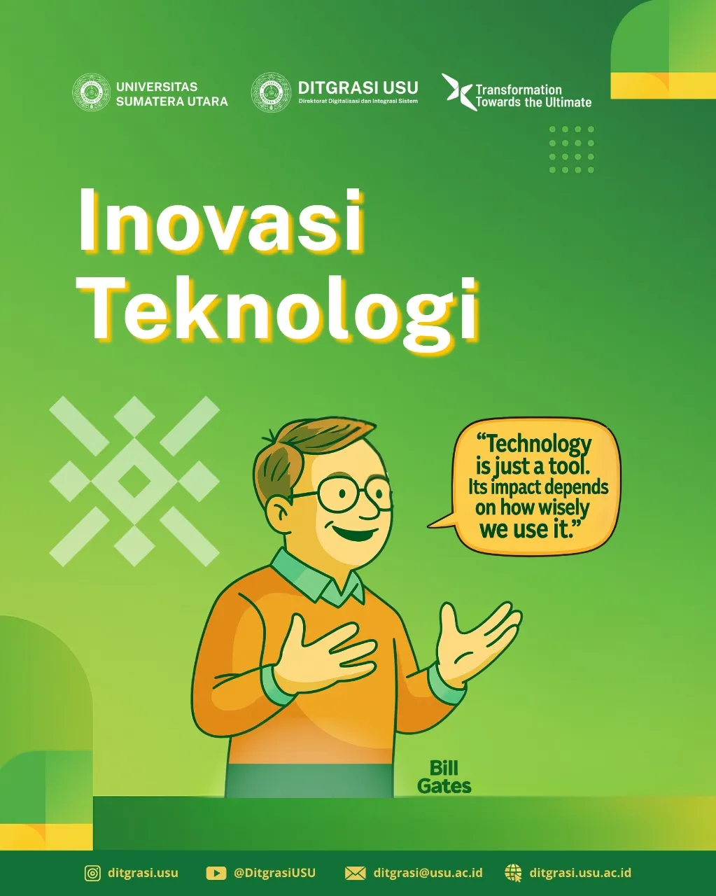 Technology is a Bridge to Progress